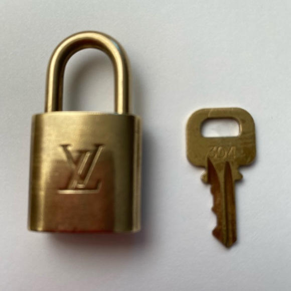 Authentic Louis Vuitton Lock and Key